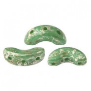 Les perles par Puca® Arcos beads Opaque green turquoise new picasso 63130/65400